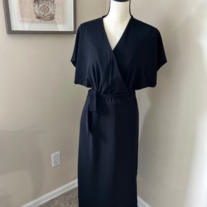 Crepe Wrap Dress